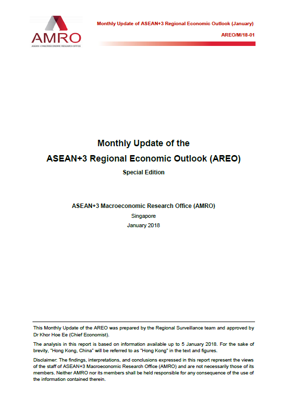 Monthy Update of AREO Jan 2018 cover