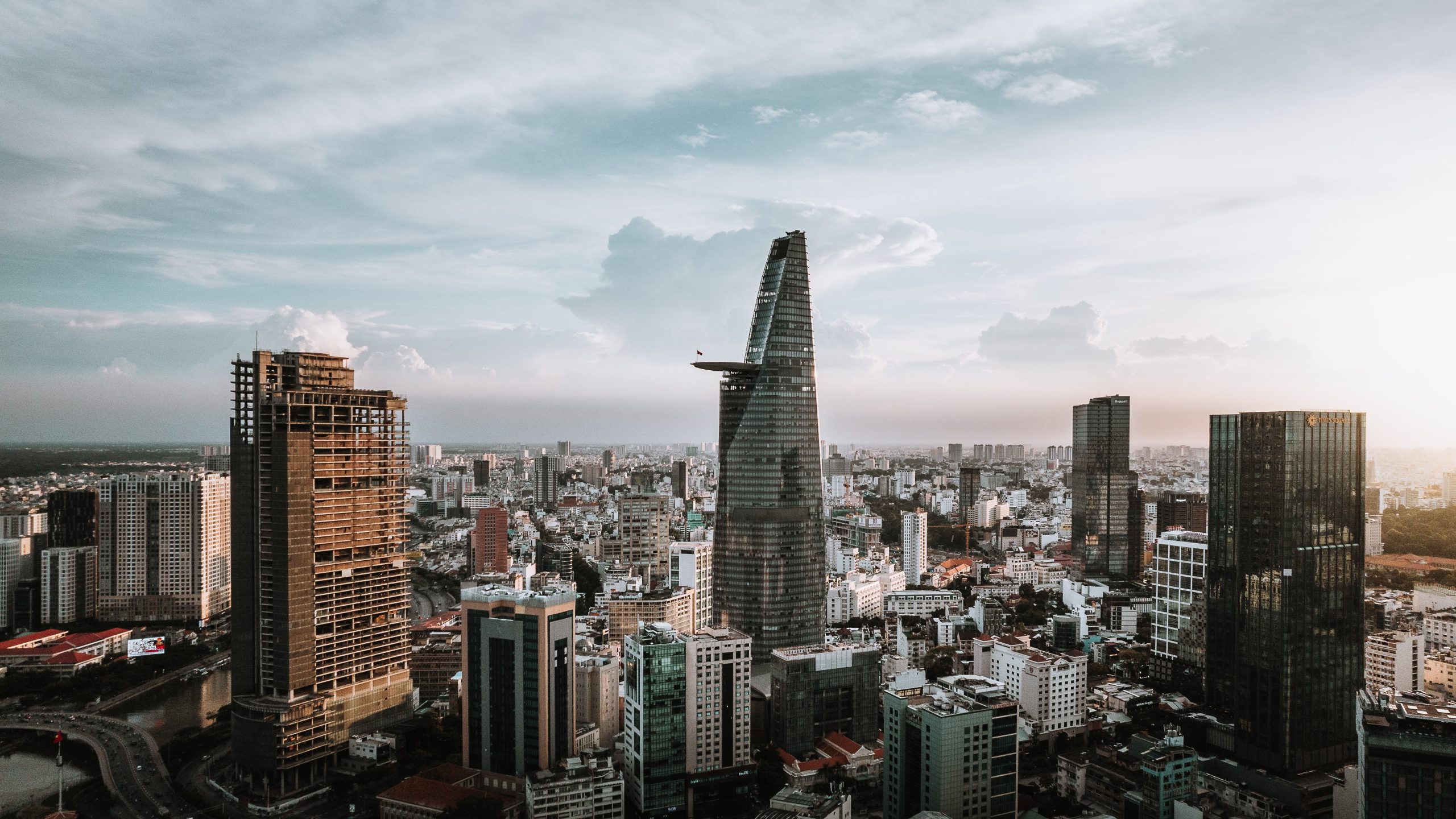 Ho Chi Minh city skyline