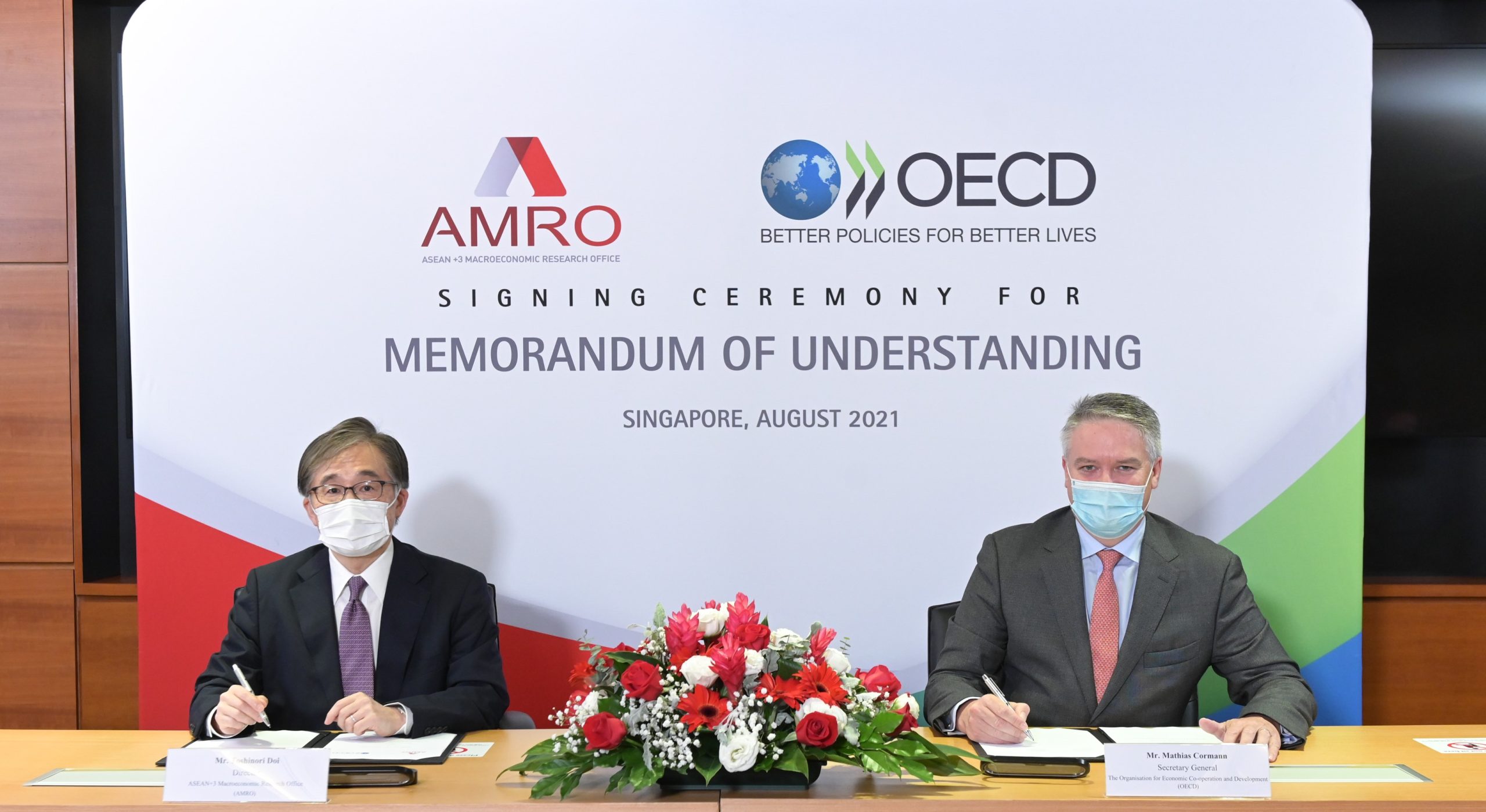 AMRO OECD MoU Signing Ceremony