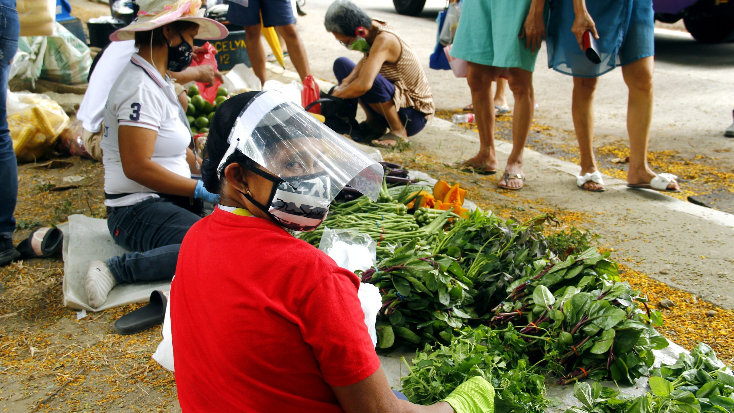 Antipolo City, Philippines, Selling vegetables