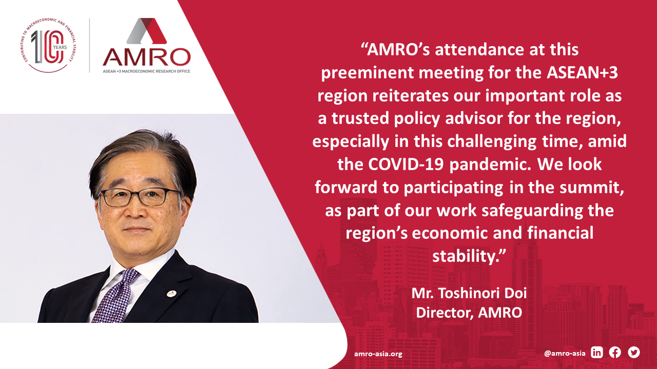 AMRO at ASEAN+3 Leaders' Summit 2021