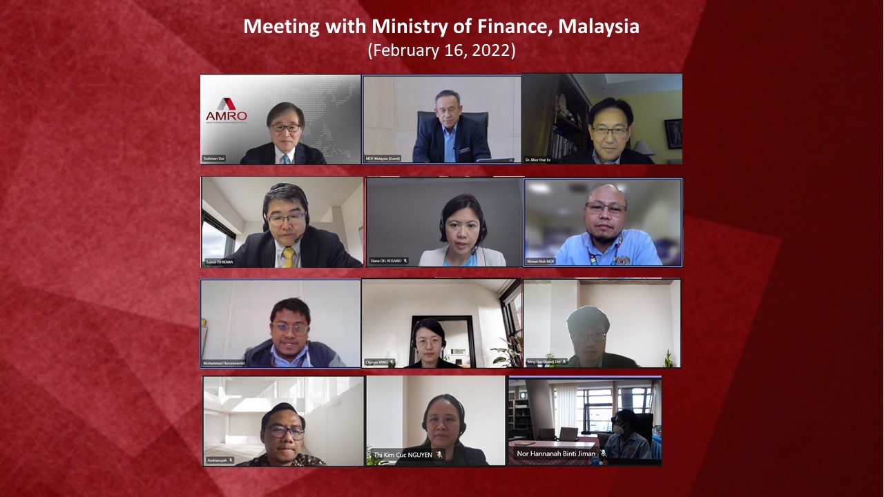Meeting with MOF Malaysia - Feb 16
