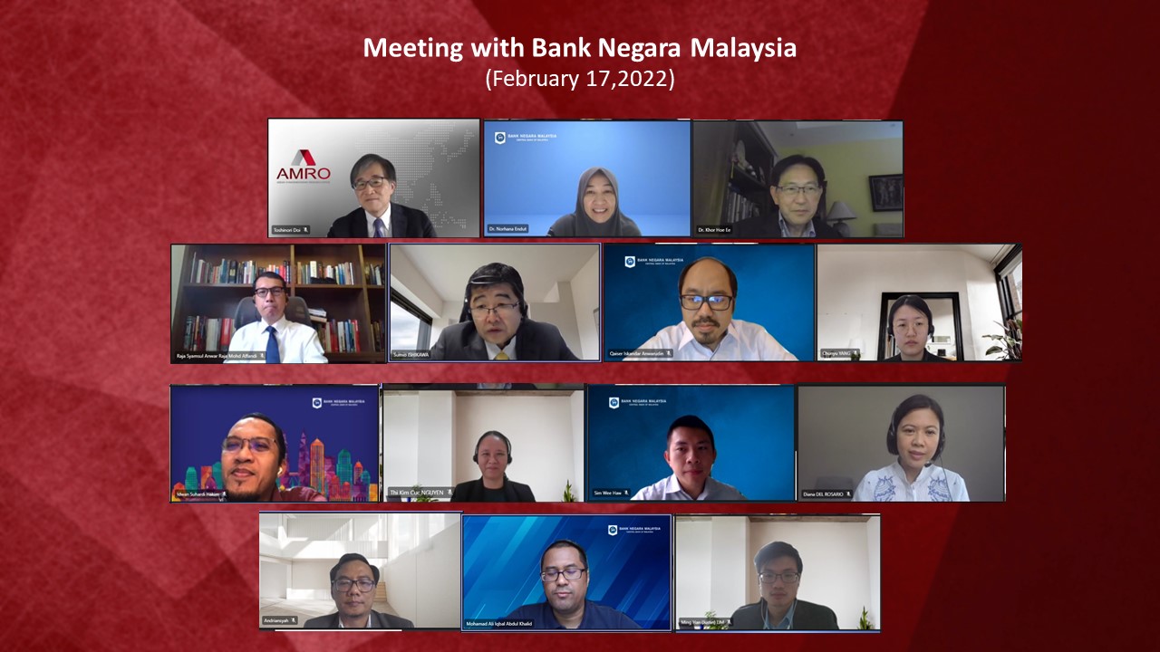 Meeting with BNM Feb 17 Meeting with BNM Feb 17