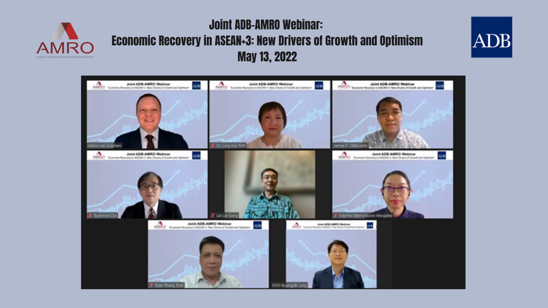 Joint ADB-AMRO Webinar Economic Recovery in ASEAN+3 New Drivers of Growth and Optimism May 13, 2022 (7)