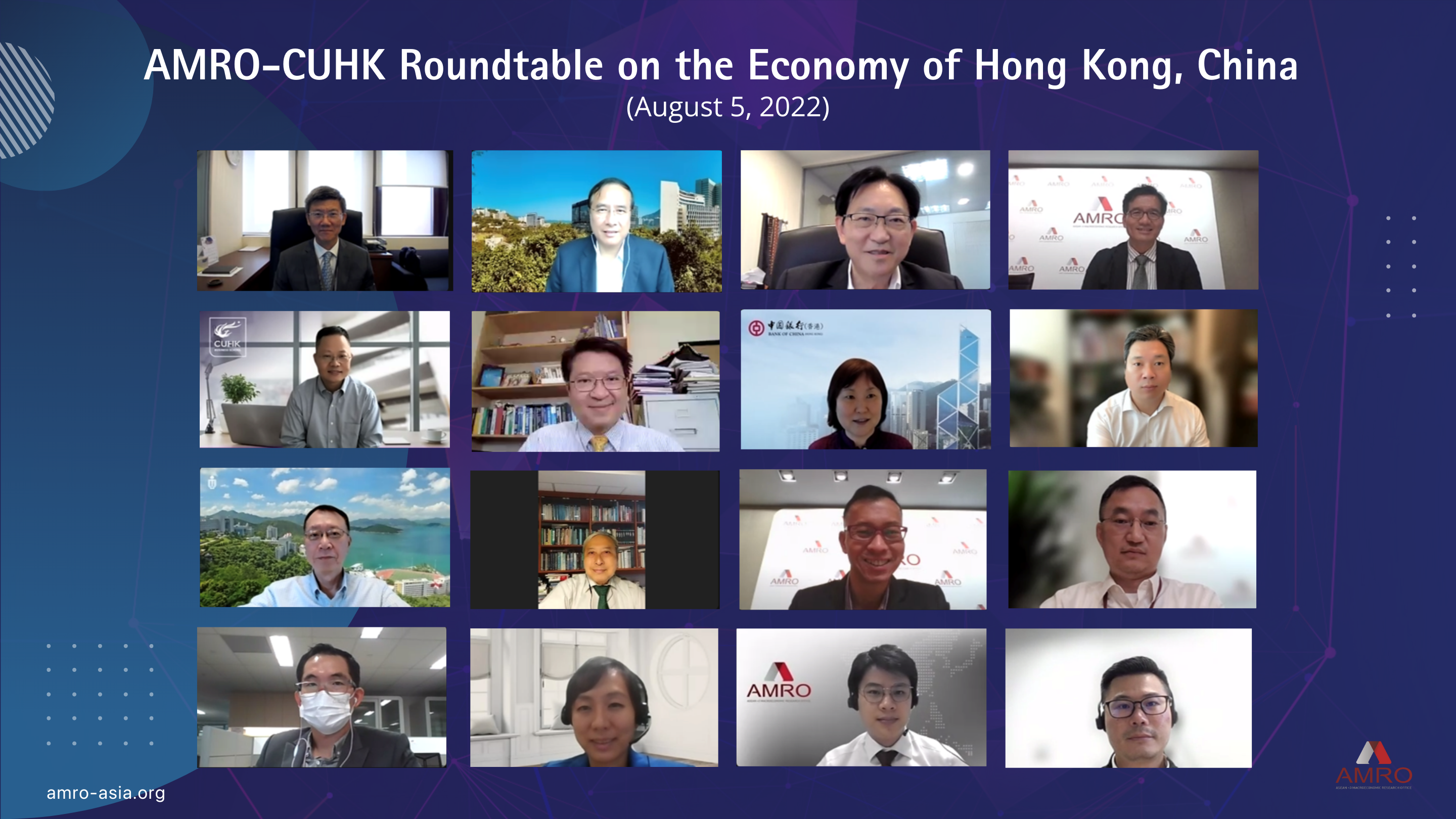 AMRO-CUHK roundtable