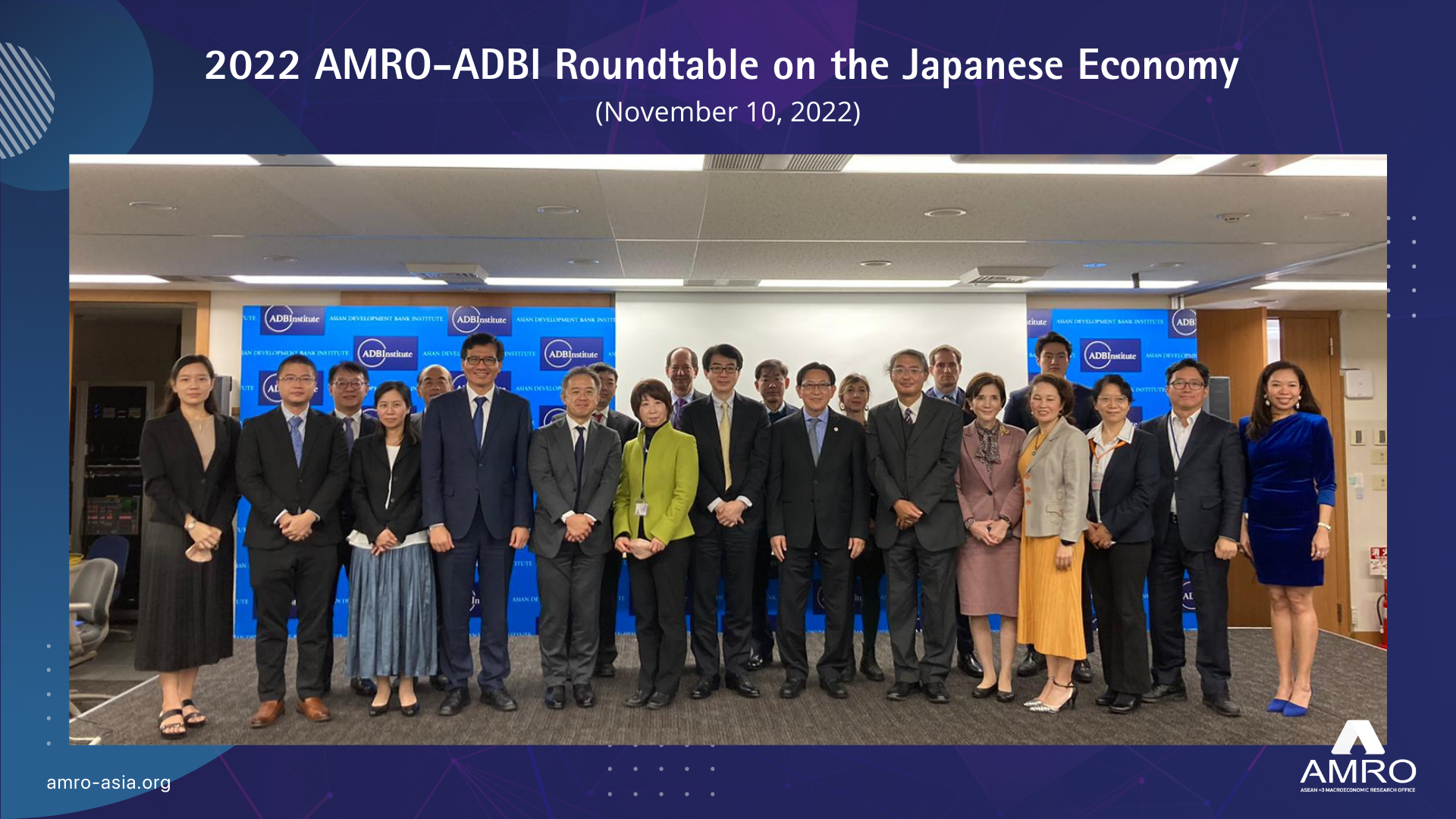 AMRO-ADBI Roundtable on Japan AMRO-ADBI Roundtable on Japan