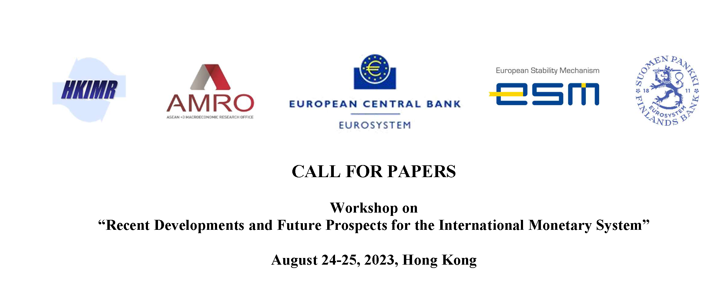 HKIMR Joint Workshop 24-25 August 2023_Call for Papers